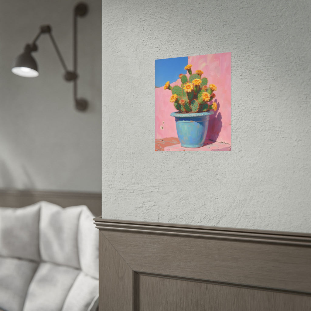 Kaktusrosa Wandbild - Poster 