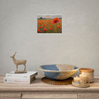 Poppy Field Art Poster - Rolled Floral Wall Print for Home & Office