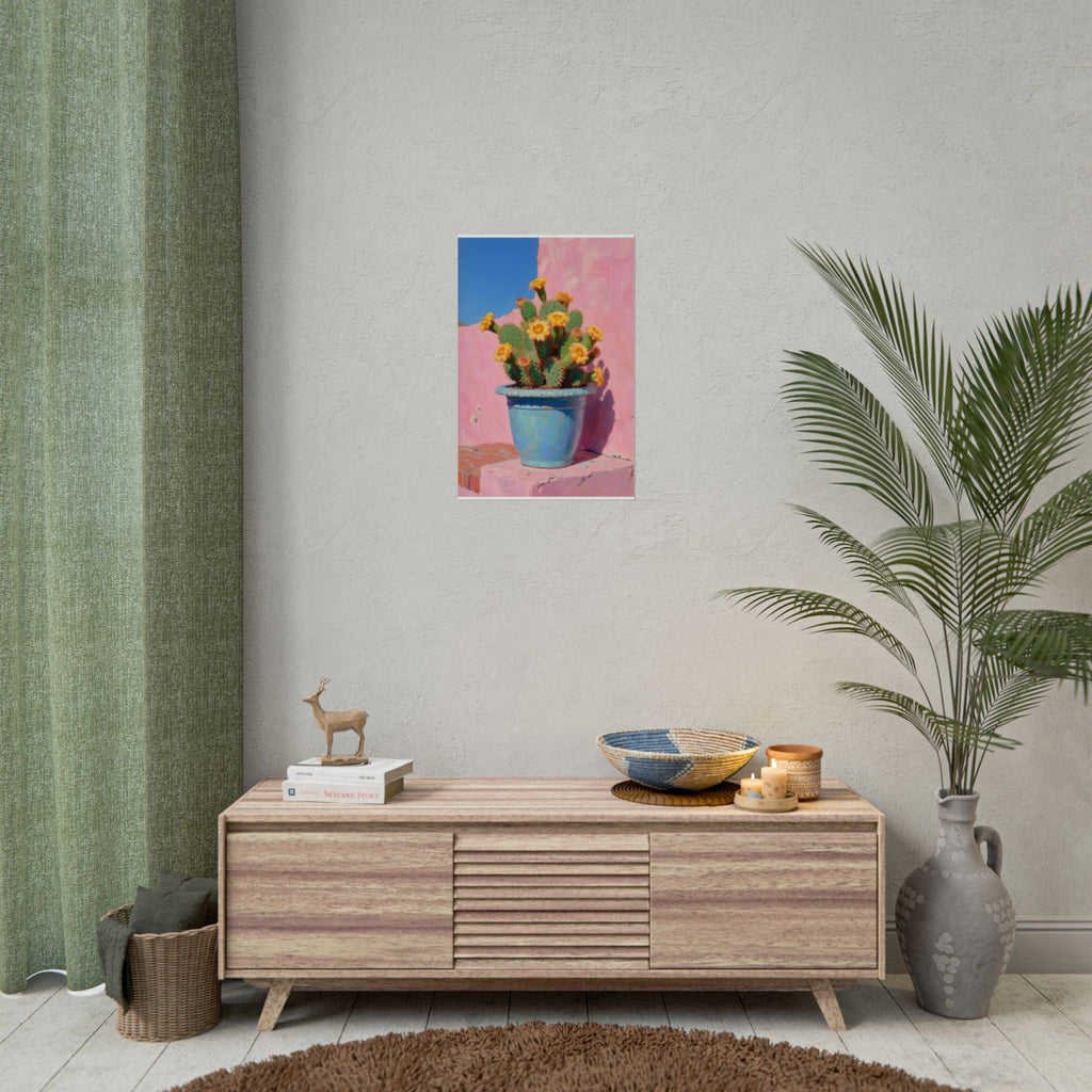Kaktusrosa Wandbild - Poster 