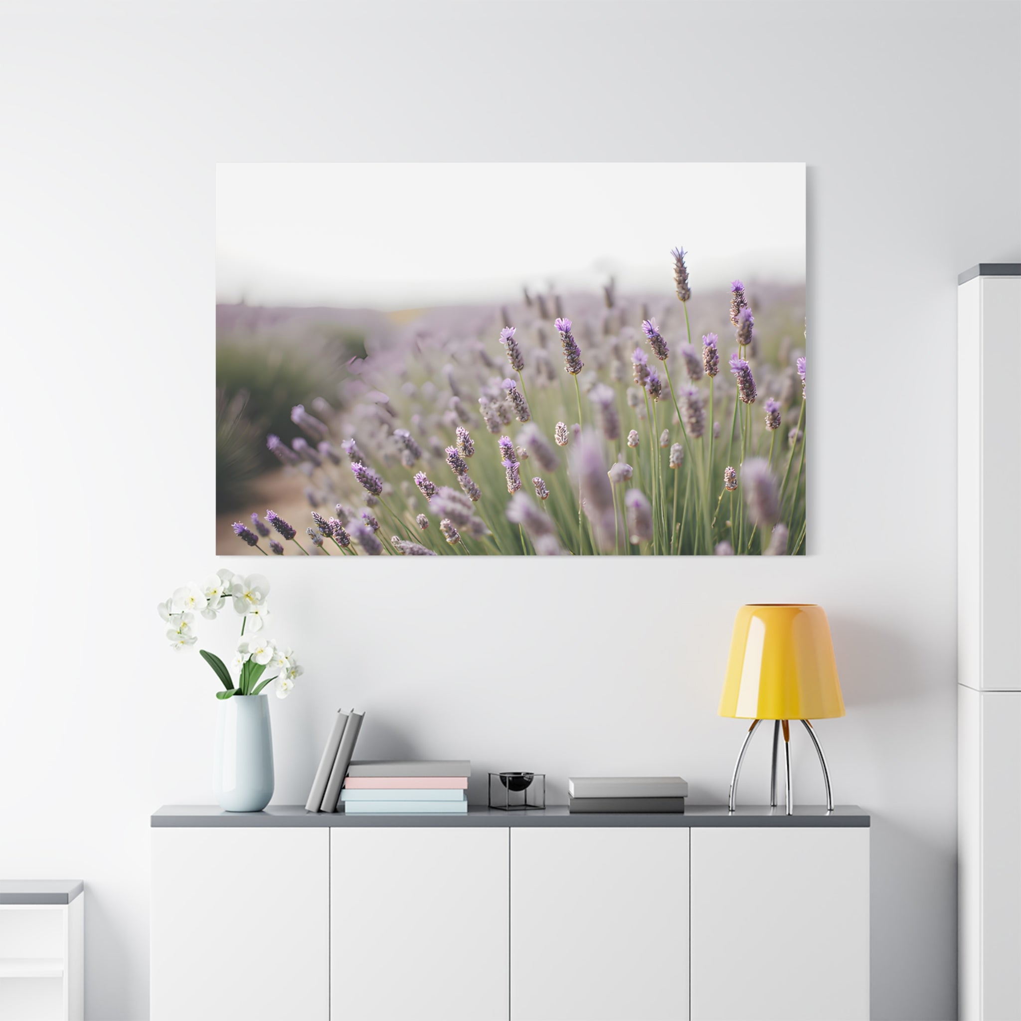 Lavender Field Wall Art – Stretched Canvas