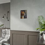 Orange tabby Cat  Oil Brushstroke Rolled Poster