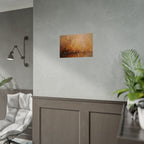 Abstraktes Wandbild „Goldene Wiese“ – Poster 