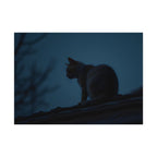Muurdecoratie met de Nachtwachtkat - Poster 