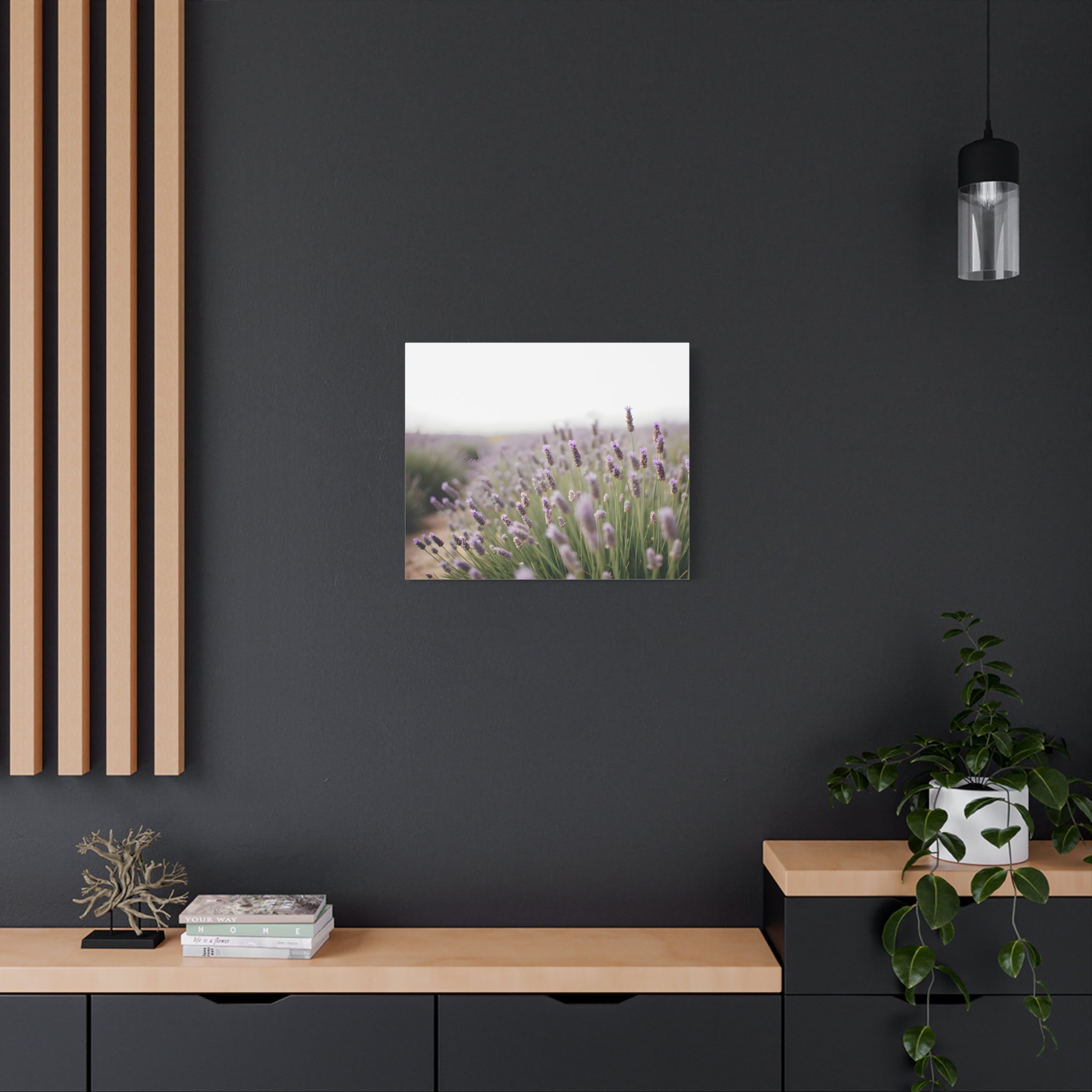 Lavender Field Wall Art – Stretched Canvas