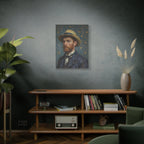 Van Gogh Style Self-Portrait Canvas Print - Matte Stretched Wall Art