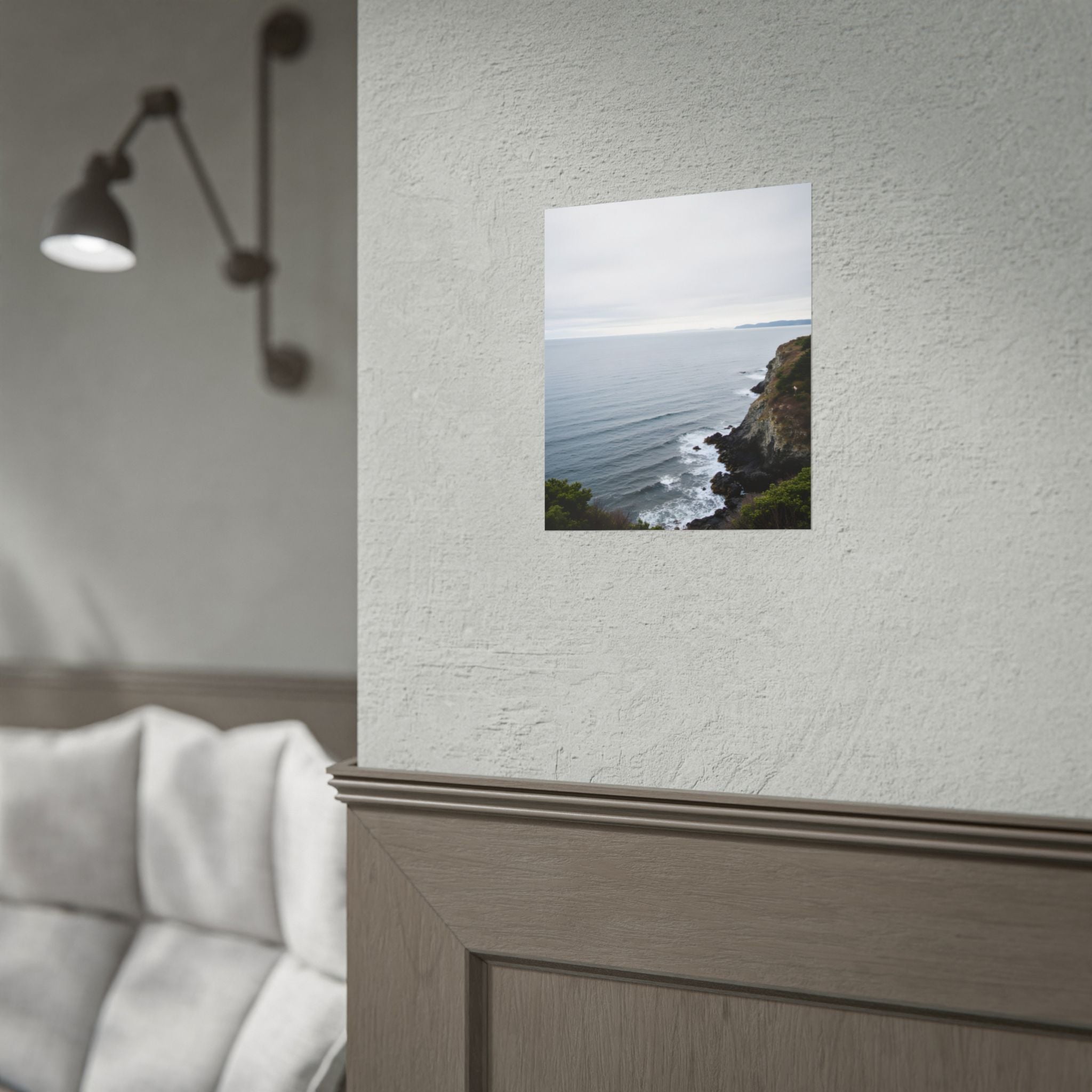 Muurposter met zonsopgang boven de oceaan - Poster 