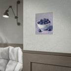 Blueberries Bowl Poster — Still Life Fruit Art Print (Rolled Poster)