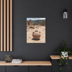 Rustic Terracotta Pot Photo Canvas