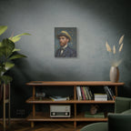 Van Gogh Style Self-Portrait Canvas Print - Matte Stretched Wall Art