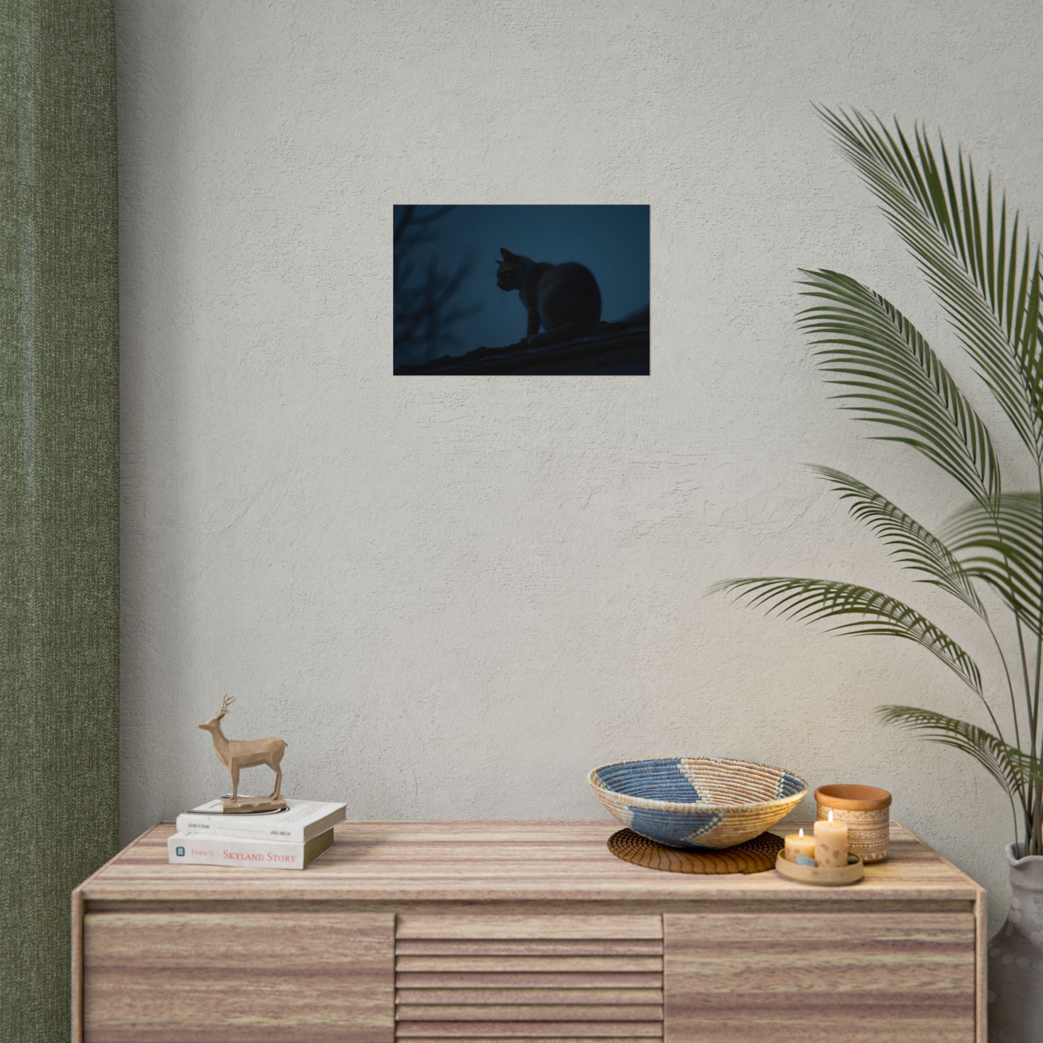Nightwatch Cat Wall Art - Poster