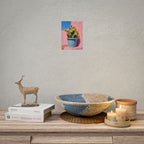 Wandposter „Kaktusrosa“ (gerollt) – Kunstdruck „Wüstenkaktus“