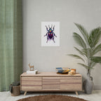 Iriserende kever muurdecoratie – poster 