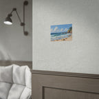 Coastal Seascape Poster - Rolled Beach Print, Ocean Waves Wall Art