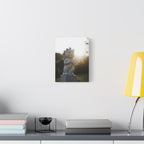 Sunlit Lucky Cat Wall Art - Stretched Canvas