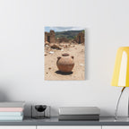 Rustic Terracotta Pot Photo Canvas