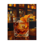 Whisky on Ice Wall Art -  Bar & Home Decor - Poster