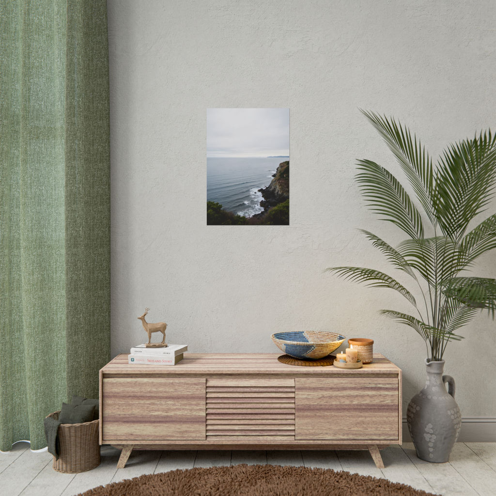 Muurposter met zonsopgang boven de oceaan - Poster 
