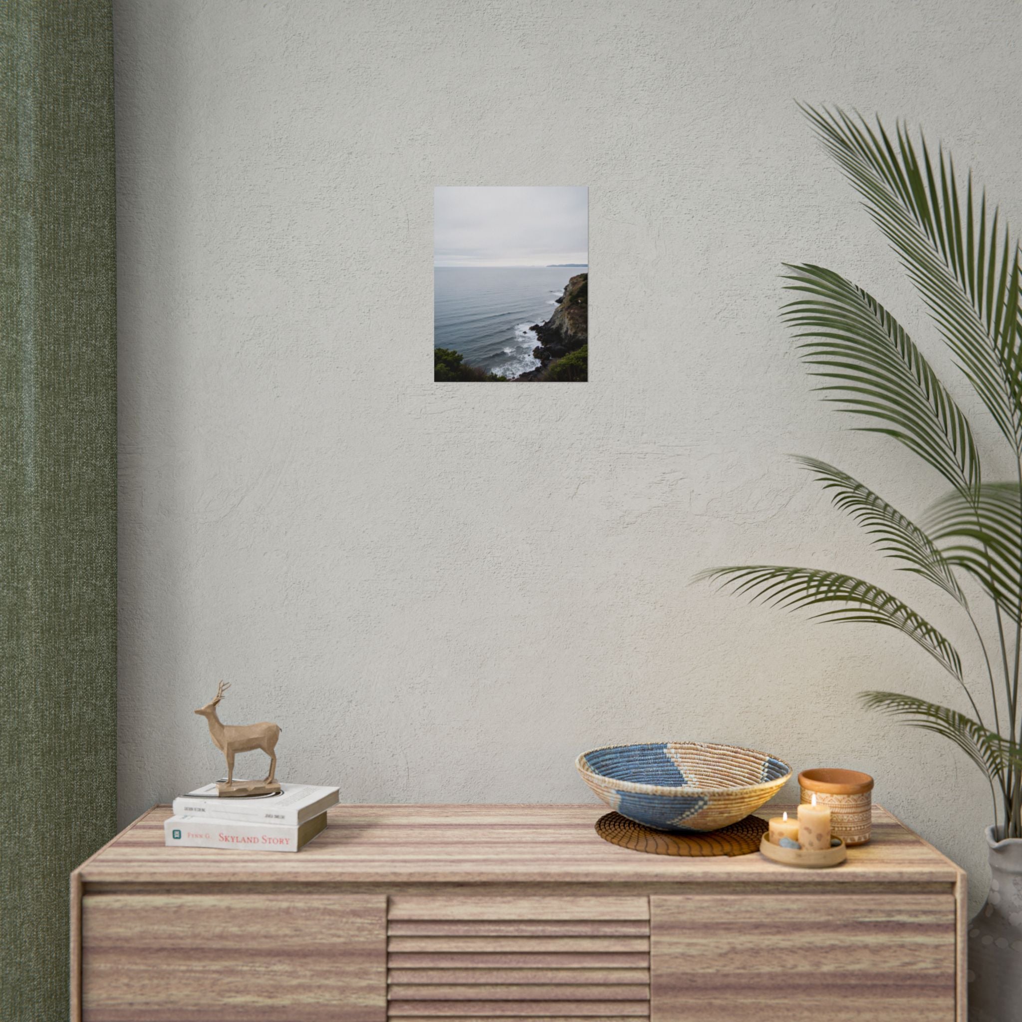 Muurposter met zonsopgang boven de oceaan - Poster 