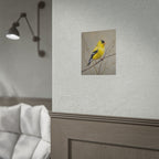 Goudvink Kunst Poster - Gele Zangvogel Print voor Natuurliefhebbers
