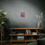 Colorful Chickadee Bird Canvas Wall Art - Matte Stretched Canvas