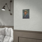 Van Gogh Portrait Rolled Poster — Vintage Impressionist Art Print