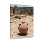 Rustic Terracotta Pot Photo Canvas