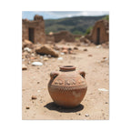 Rustic Terracotta Pot Photo Canvas