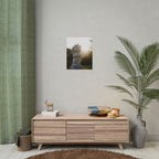 Zonovergoten gelukskat muurdecoratie - Poster 