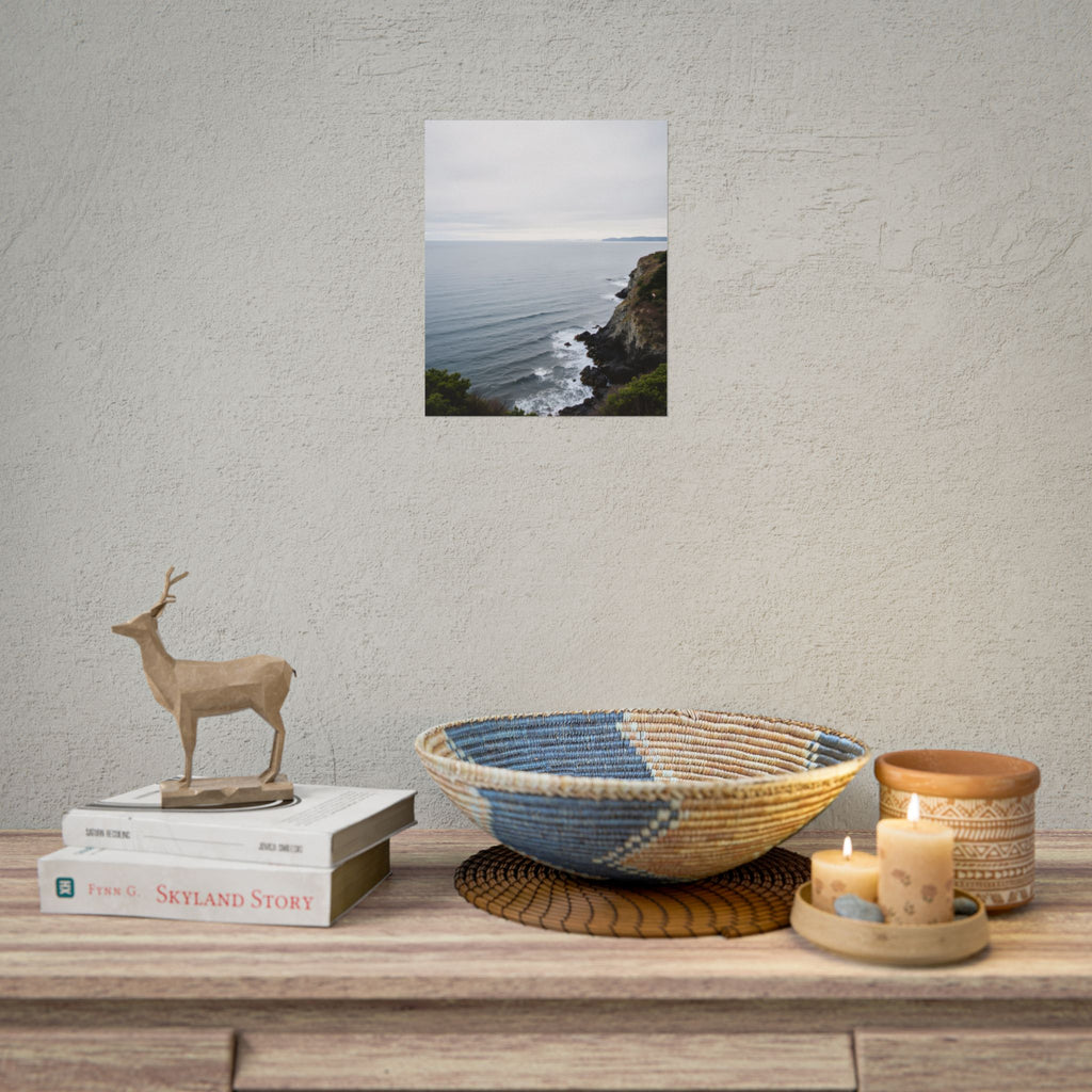 Muurposter met zonsopgang boven de oceaan - Poster 
