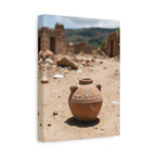 Rustic Terracotta Pot Photo Canvas