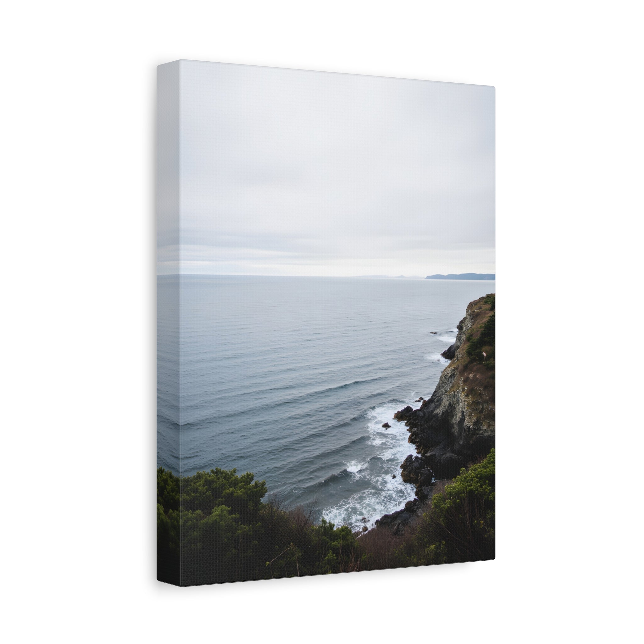 Dawn on the ocean Wall Art on Stretched Canvas