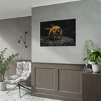 Bumblebee Close-Up Poster — Realistic Insect Wall Art (Rolled Poster)