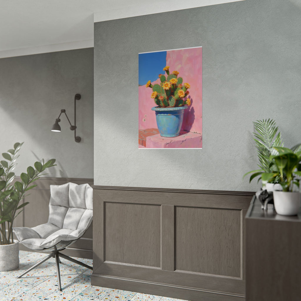Kaktusrosa Wandbild - Poster 