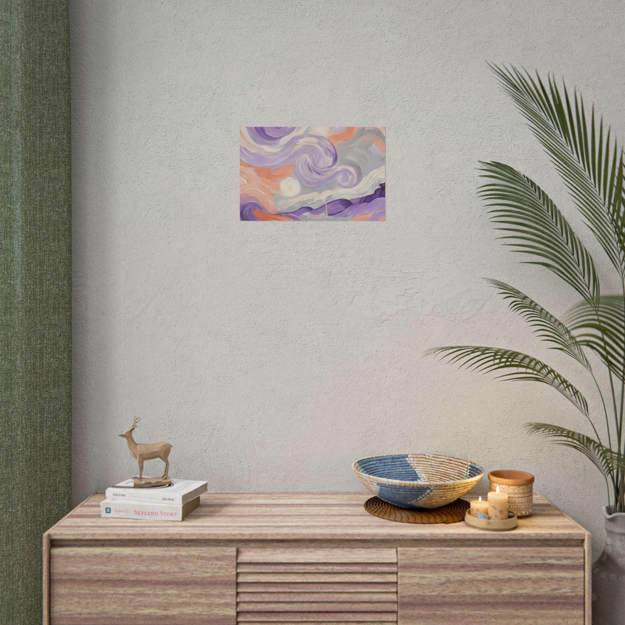 Swirling Pastel Sky Poster