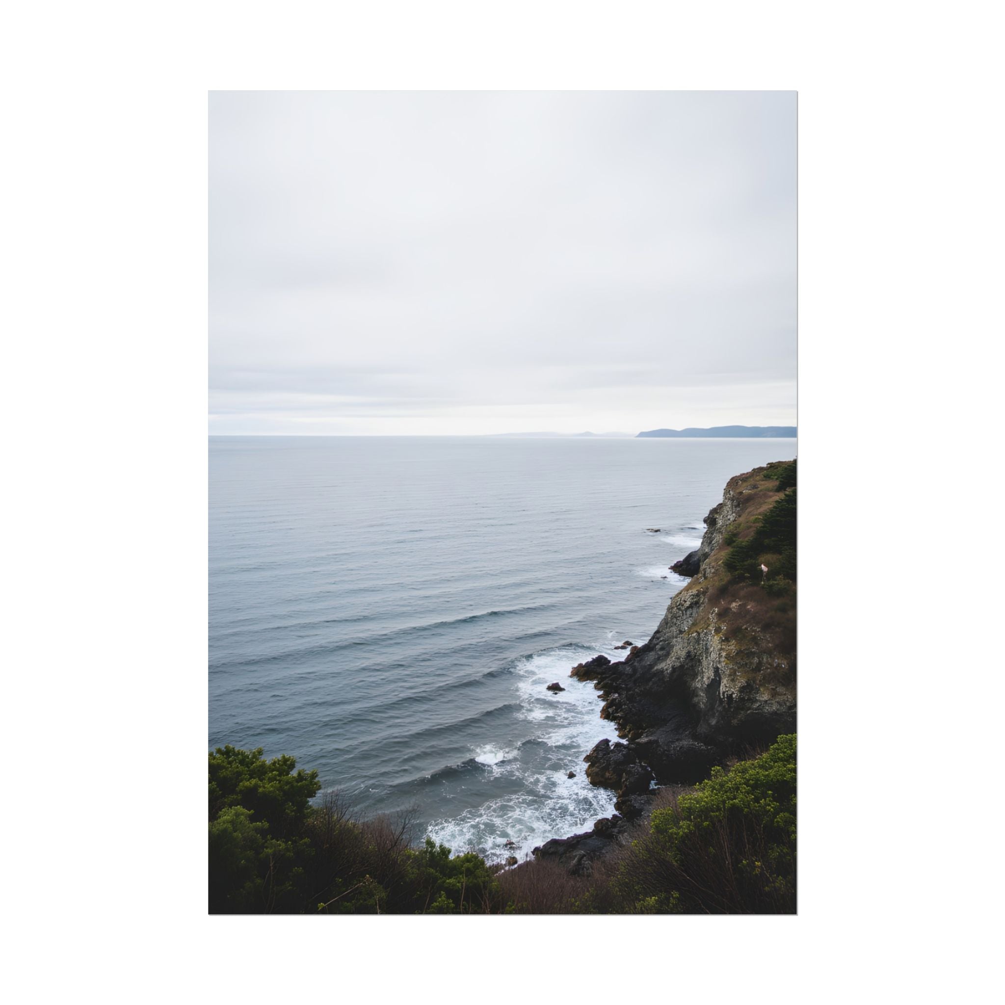 Dawn on the ocean Wall Art Print - Poster