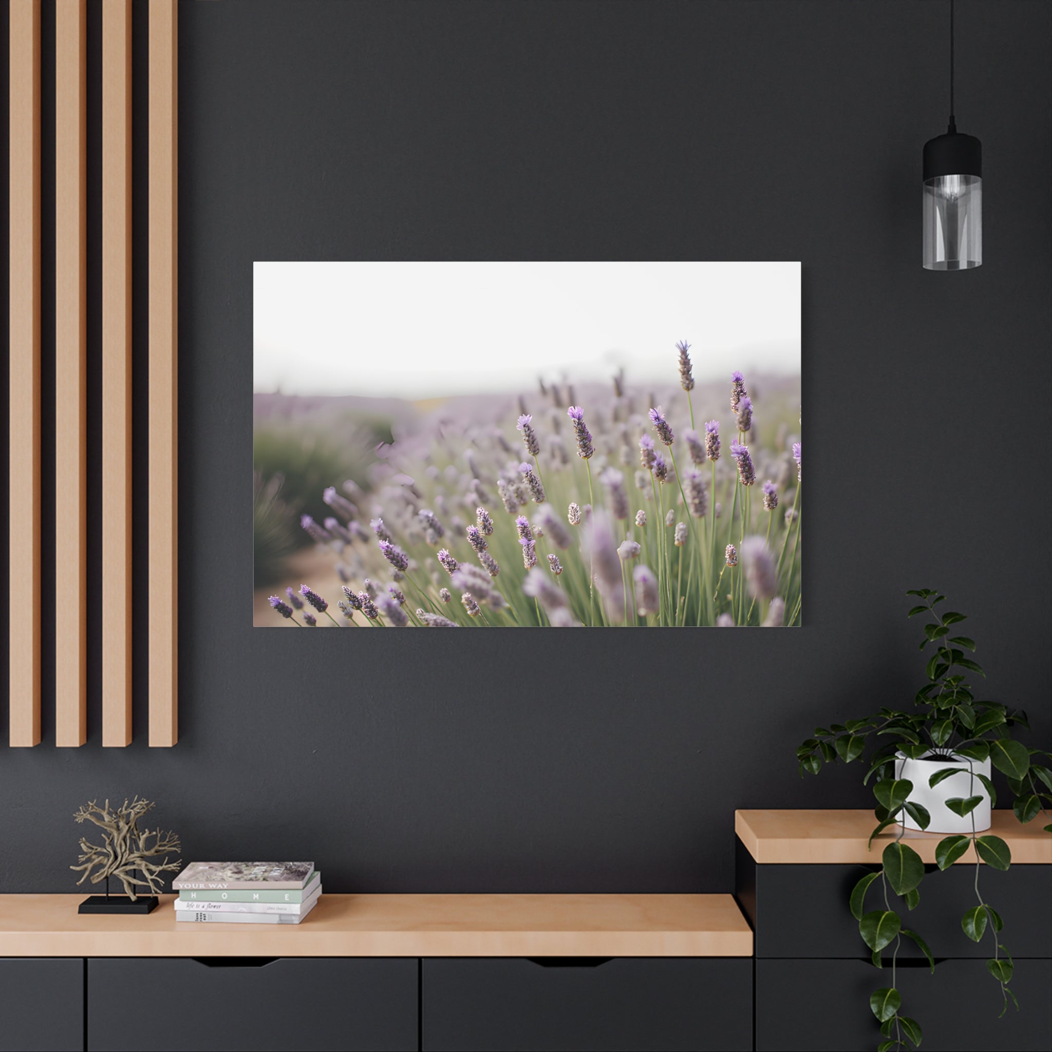 Lavender Field Wall Art – Stretched Canvas