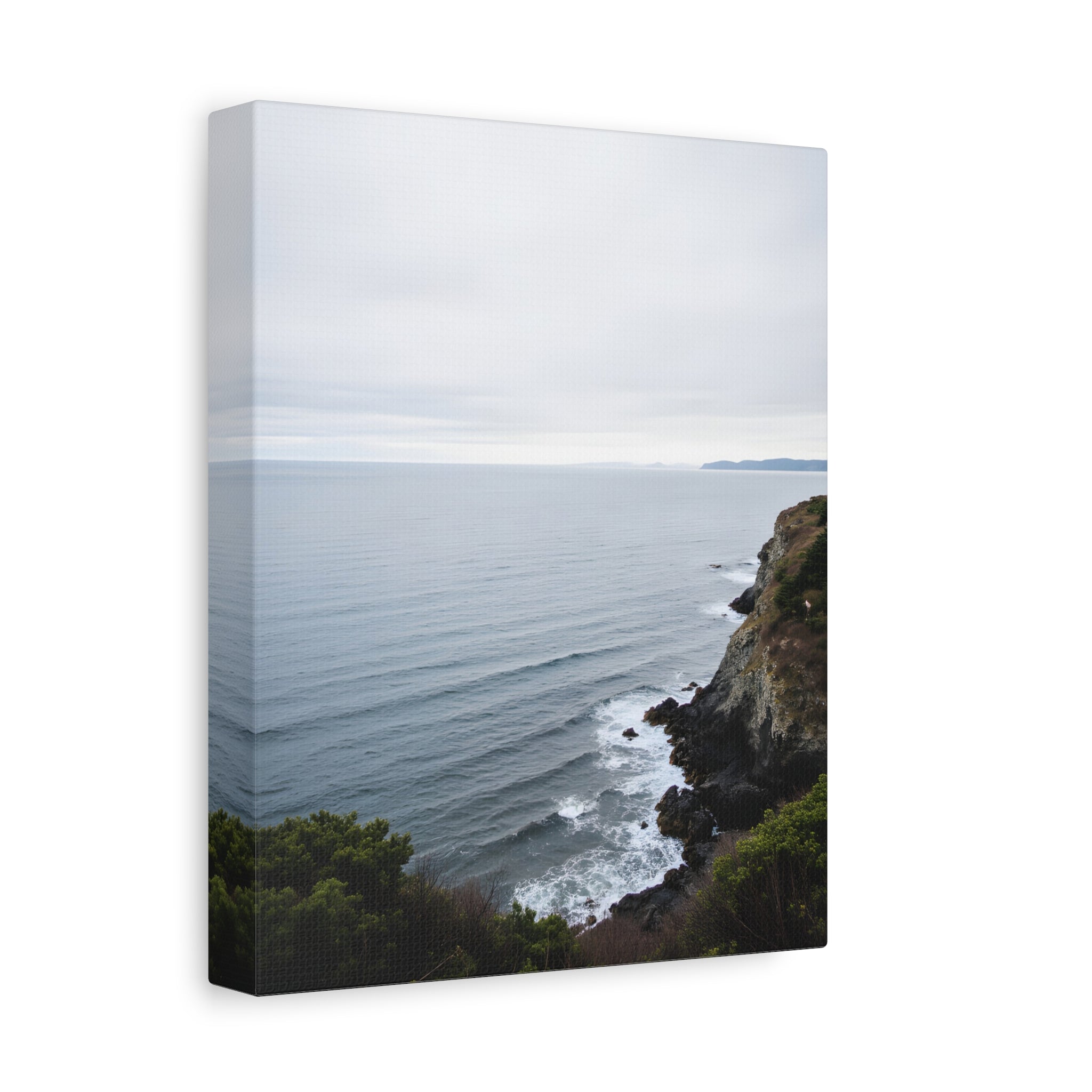 Dawn on the ocean Wall Art on Stretched Canvas