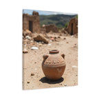 Rustic Terracotta Pot Photo Canvas