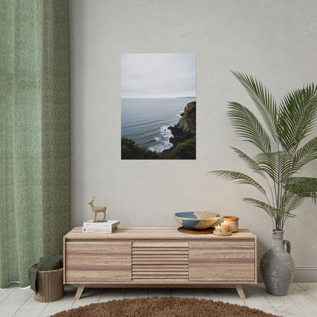 Muurposter met zonsopgang boven de oceaan - Poster 