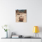 Rustic Terracotta Pot Photo Canvas