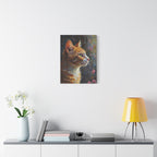 Orange Tabby Cat Portrait Canvas - Stretched Matte Wall Art