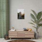 Zonovergoten gelukskat muurdecoratie - Poster 