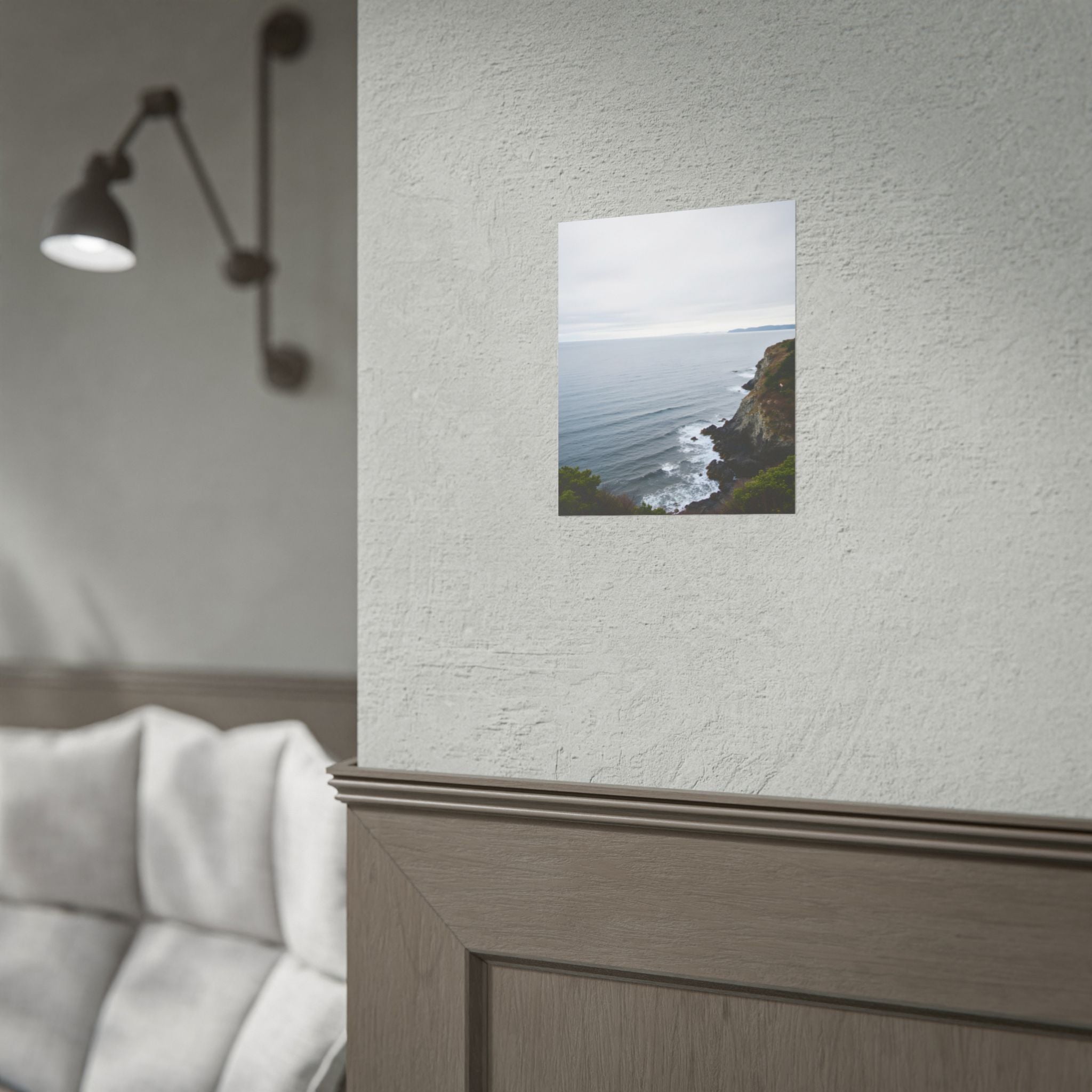 Muurposter met zonsopgang boven de oceaan - Poster 