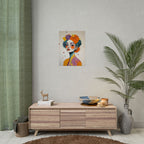 Rolled Poster — Colorful Abstract Portrait Art Print