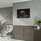 Bumblebee Close-Up Poster — Realistic Insect Wall Art (Rolled Poster)