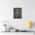 Van Gogh Style Self-Portrait Canvas Print - Matte Stretched Wall Art