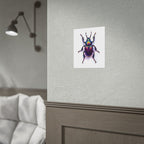 Iriserende kever muurdecoratie – poster 