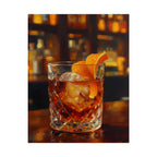Whisky on Ice Wall Art -  Bar & Home Decor - Poster