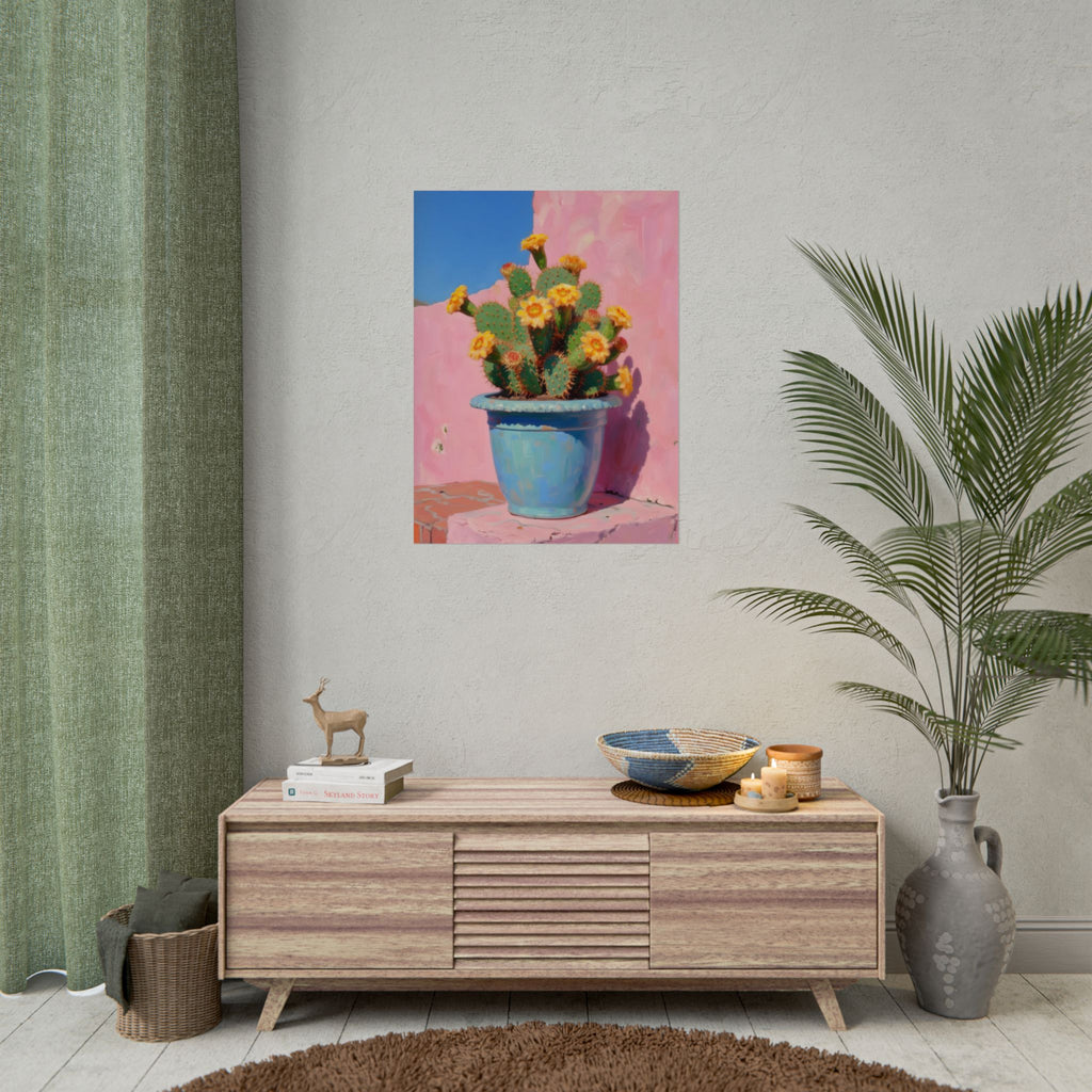 Kaktusrosa Wandbild - Poster 