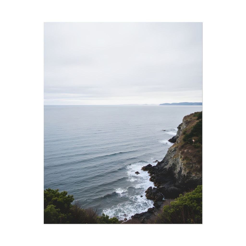 Dawn on the ocean Wall Art Print - Rolled Poster
